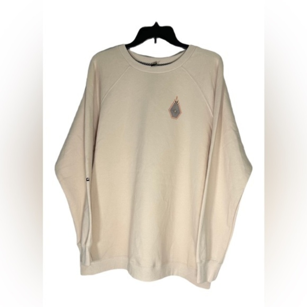 VOLCOM Juniors Stone Magic Boyfriend Crew Sweat Shirt